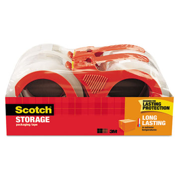 Scotch® Storage Tape With Dispenser, 3" Core, 1.88" X 38.2 Yds, Clear, 4-pack freeshipping - TVN Wholesale